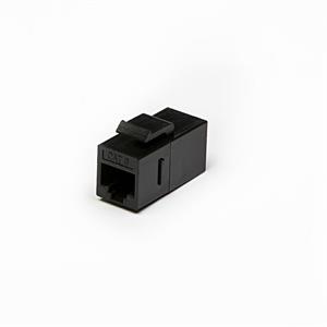 Accoppiattore keystone RJ45 UTP CAT6 F/F, colore nero