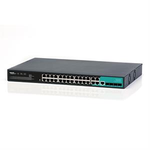 Switch layer 2, 28 porte gigabit, 4 porte SFP, 1 porta console full managed