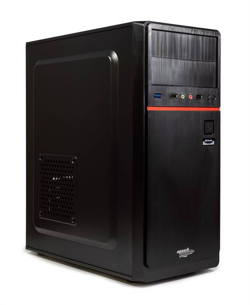 Case Office per ATX/M-ATX con alimentatore da 500W, 2 porte USB 2.0 + 1 porta USB 3.0