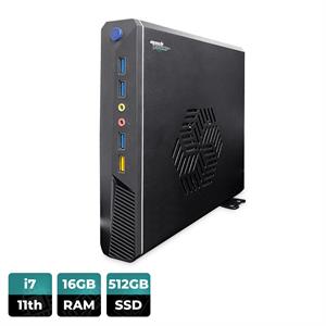 Mini-PC CPU I7-11700, RAM da 16Gb, storage da 512Gb, S.O. Windows 11, con bluetooth e Wi-Fi AC