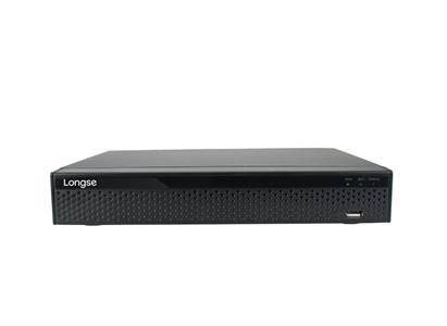 NVR 16 canali fino a 8MP(4K),8 canali PoE,H.265+/H.264,1 HDD Sata fino a 8TB,8 porte RJ45 10/100Mbps,1 porta RJ45 10/100/1000 Mbps