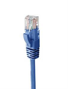 Patch cord UTP CAT6 rame, 24AWG, LSZH,3 metri, colore blu