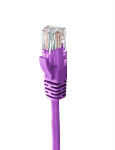 Patch cord UTP CAT6 rame, 24AWG, LSZH,5 metri, colore viola